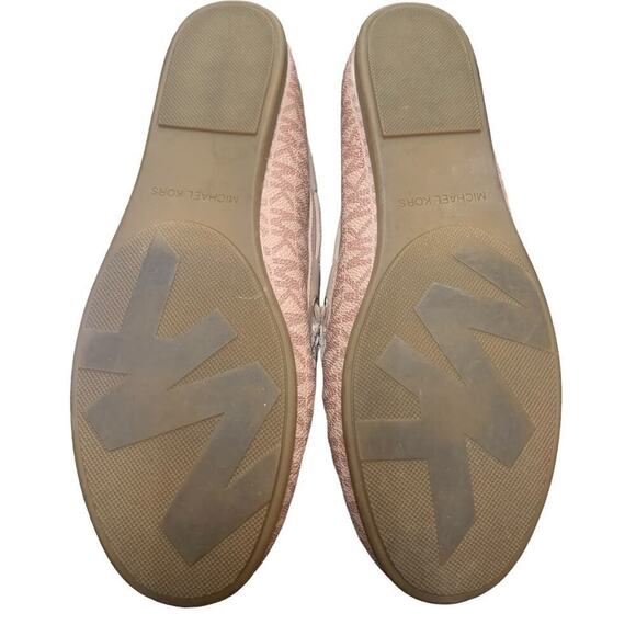 MICHAEL Michael Kors Sutton Leather‎ Moccasin Loafer Flats Pink SZ 8 - Picture 2 of 8